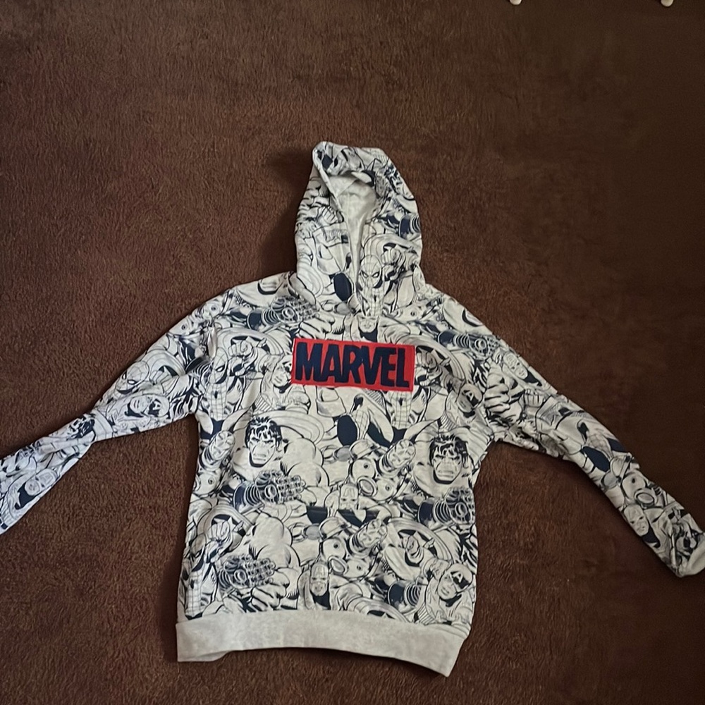 Boys Marvel pullover sweatshirt